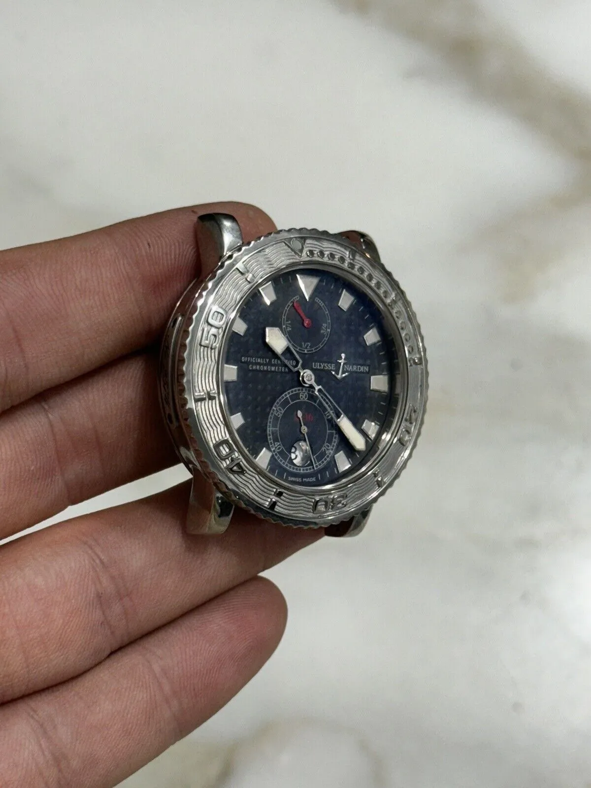 Ulysse Nardin Marine Maxi Mens Sports Watch 263-51 W/ Papers — AS IS