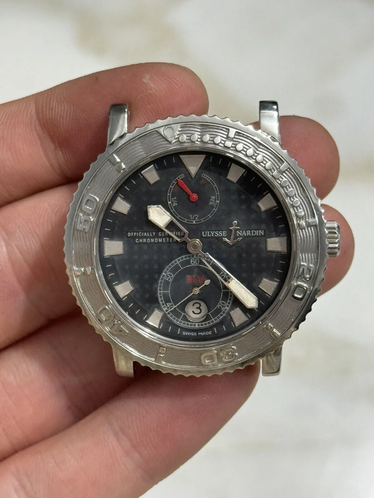 Ulysse Nardin Marine Maxi Mens Sports Watch 263-51 W/ Papers — AS IS