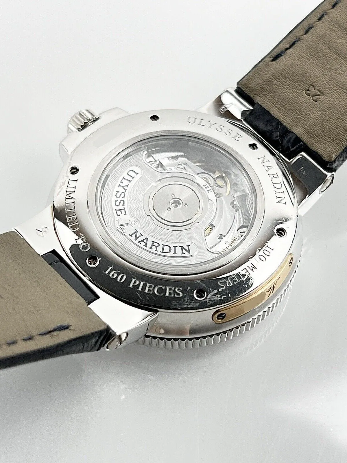 Ulysse Nardin Marine Platinum 160th Anniversary Edition 43mm Watch 269-65