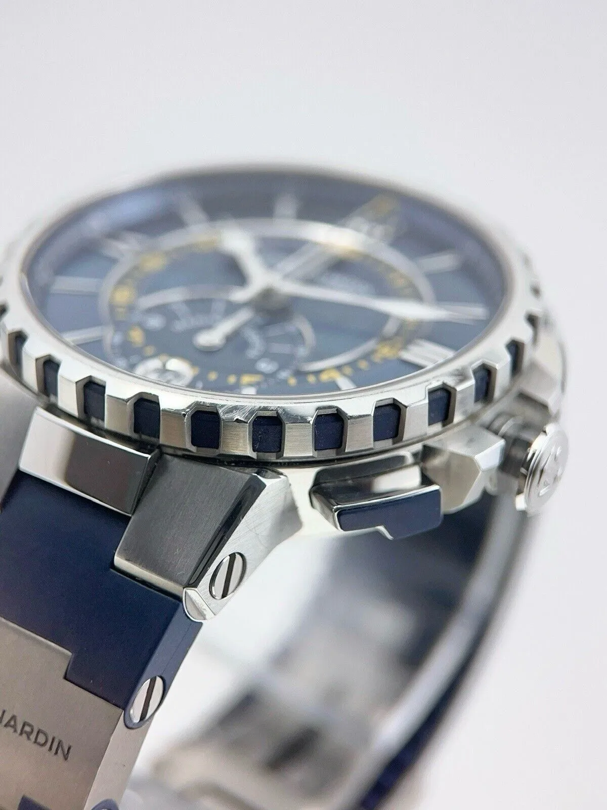 Ulysse Nardin Marine Regatta Steel Blue 44mm Automatic Men’s Watch 1553-155