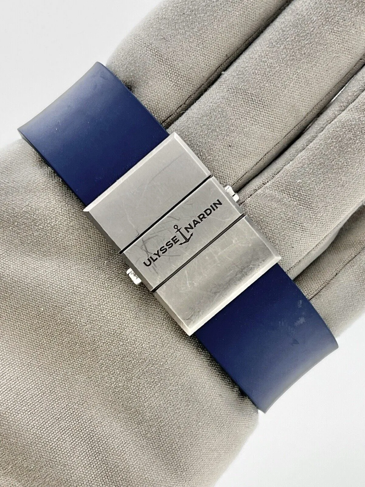 Ulysse Nardin Marine Regatta Steel Blue 44mm Automatic Men’s Watch 1553-155