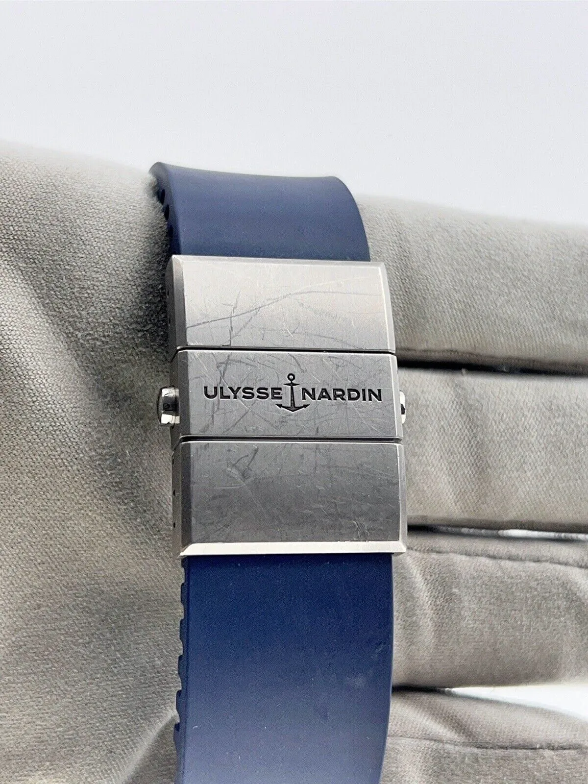 Ulysse Nardin Marine Regatta Steel Blue 44mm Automatic Men’s Watch 1553-155