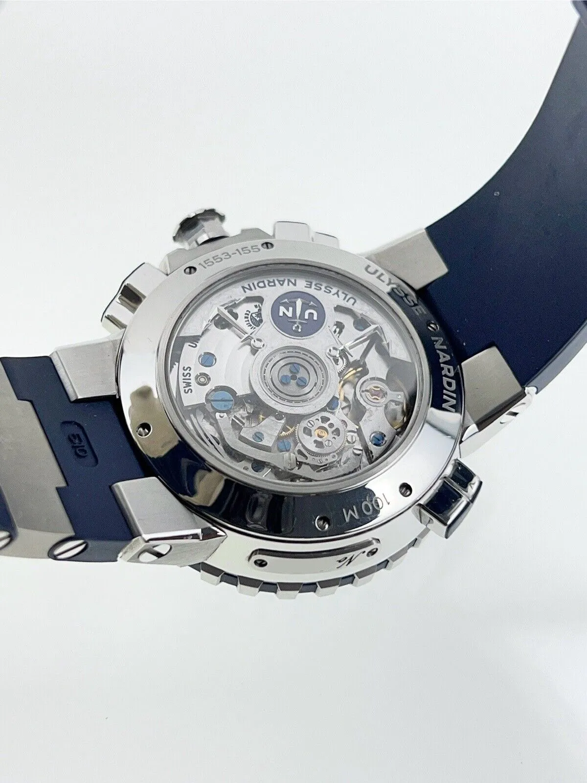 Ulysse Nardin Marine Regatta Steel Blue 44mm Automatic Men’s Watch 1553-155