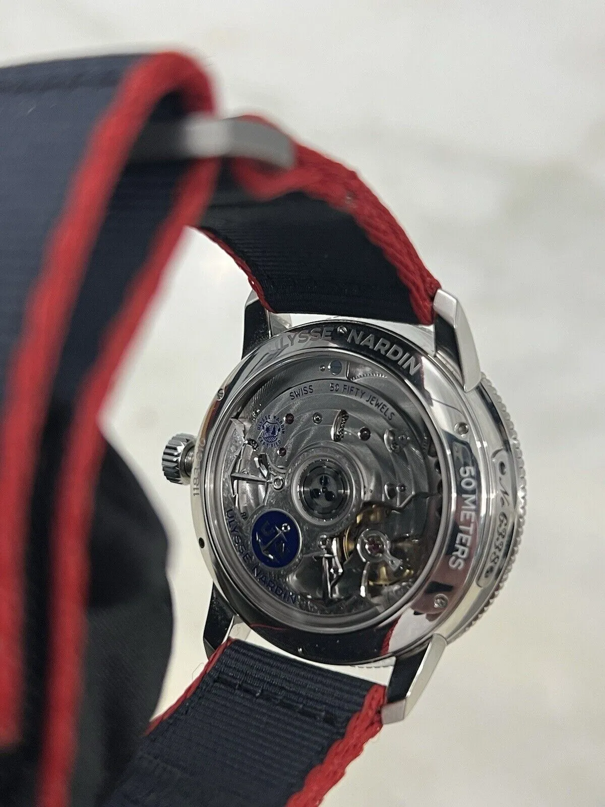 Ulysse Nardin Marine Torpilleur Steel Blue 42mm Automatic Men’s Watch 1183-310