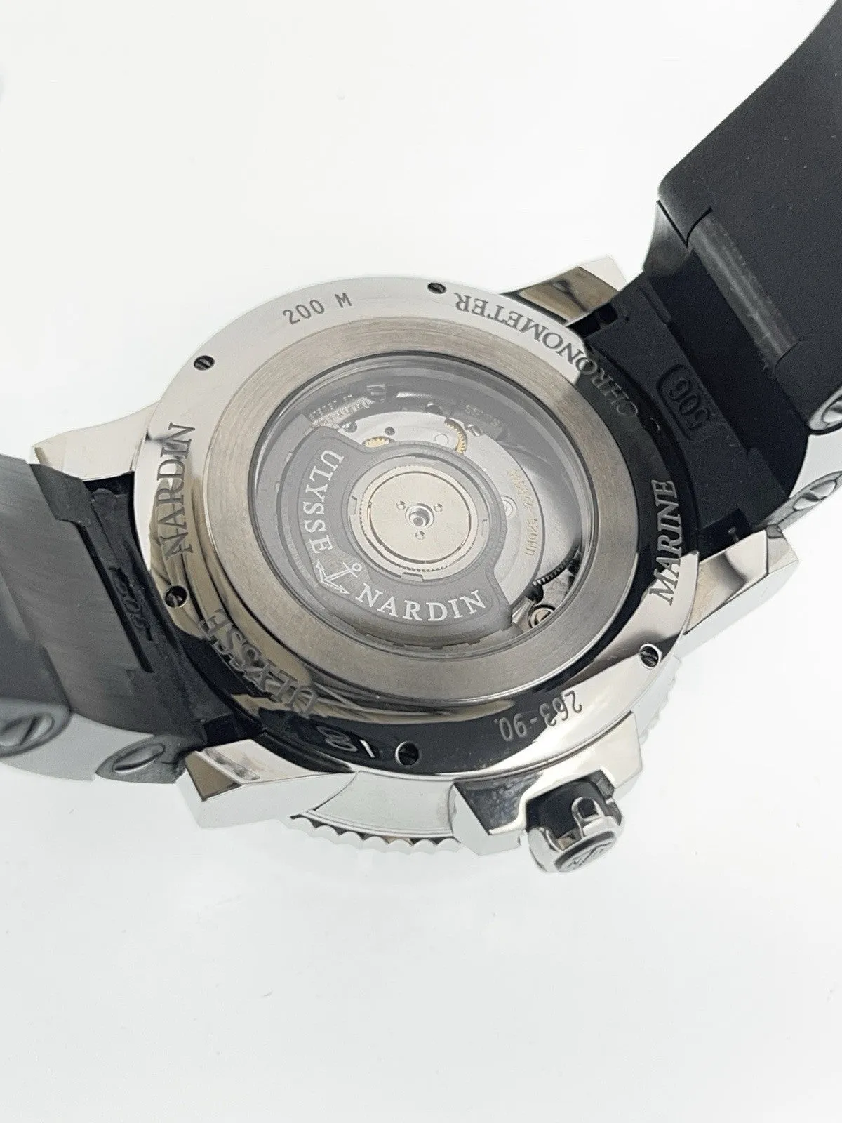 Ulysse Nardin Maxi Marine Stainless Steel Black Dial 42mm Automatic Men’s 263-90