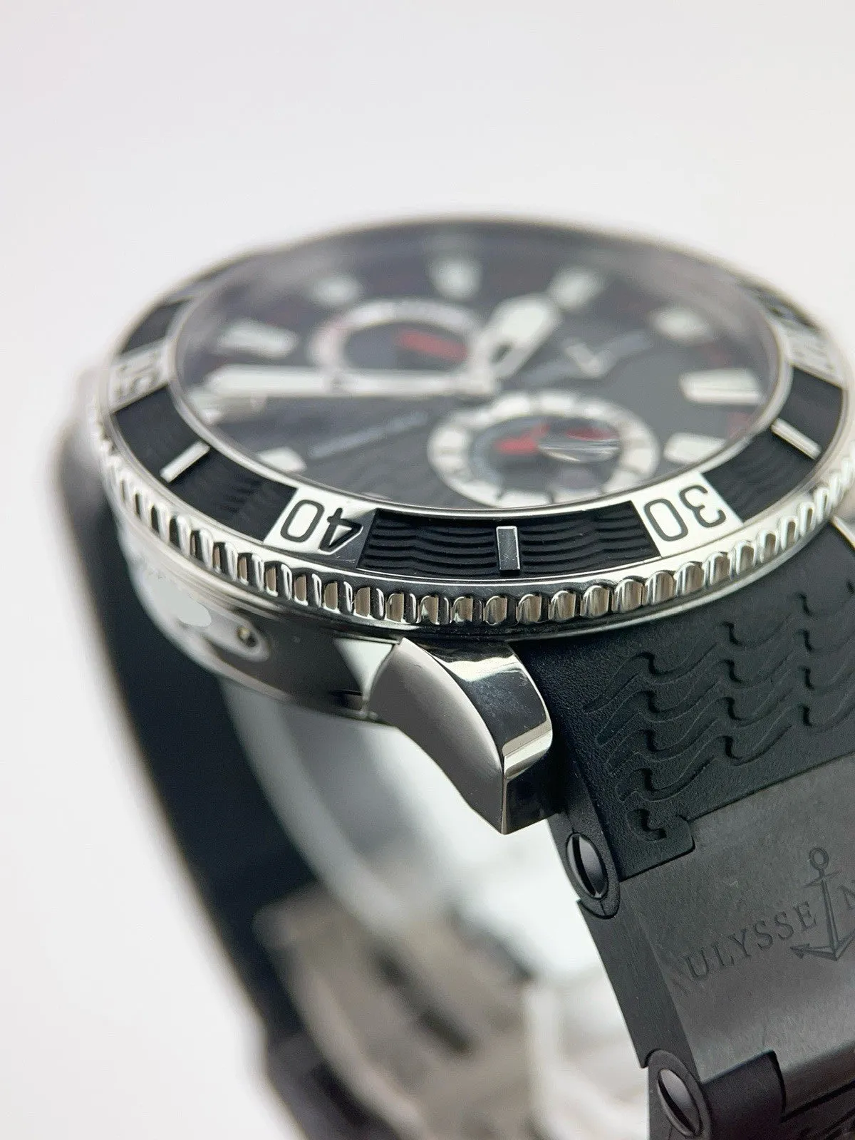 Ulysse Nardin Maxi Marine Stainless Steel Black Dial 42mm Automatic Men’s 263-90