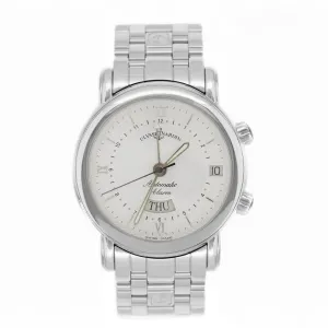 Ulysse Nardin San Marco Alarm Silver Dial Steel 38MM 603-77-7-62 Full Set