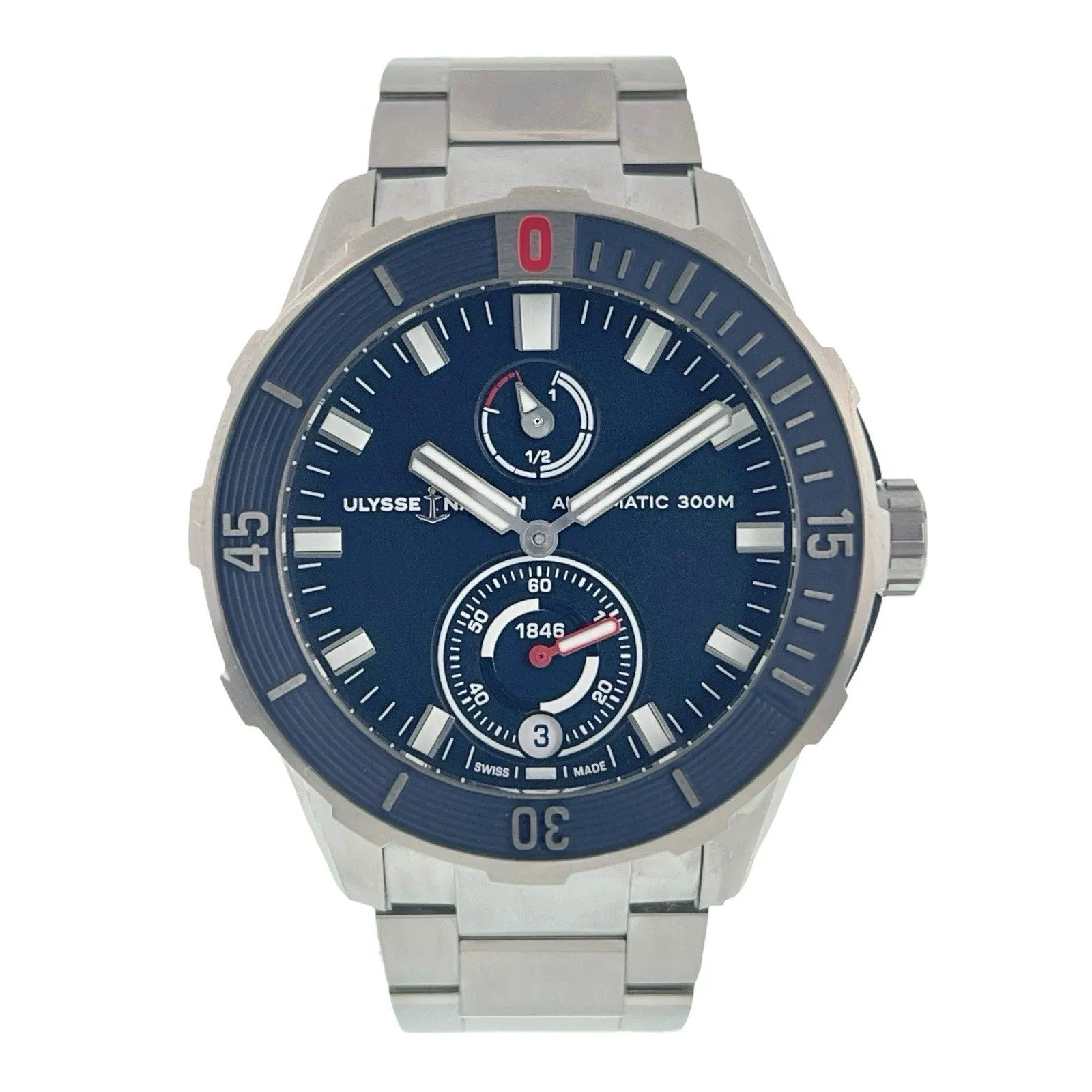 Ulysses Nardin Marine Titanium Power Reserve 44mm Automatic Men’s Watch 1183-170