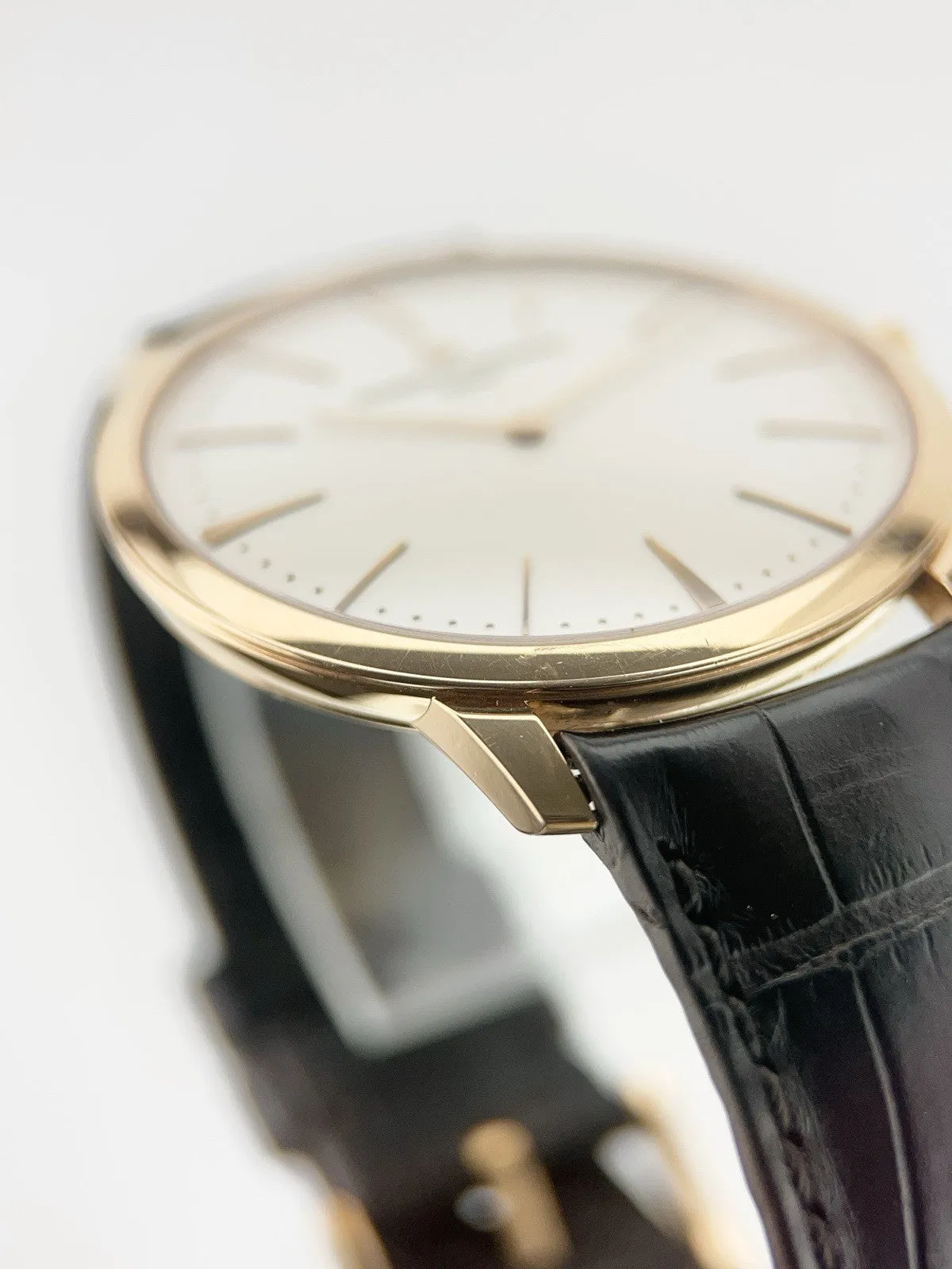 Vacheron Constantin 18k Rose Gold Silver Dial 40mm Manual Wind Men's Watch 81180