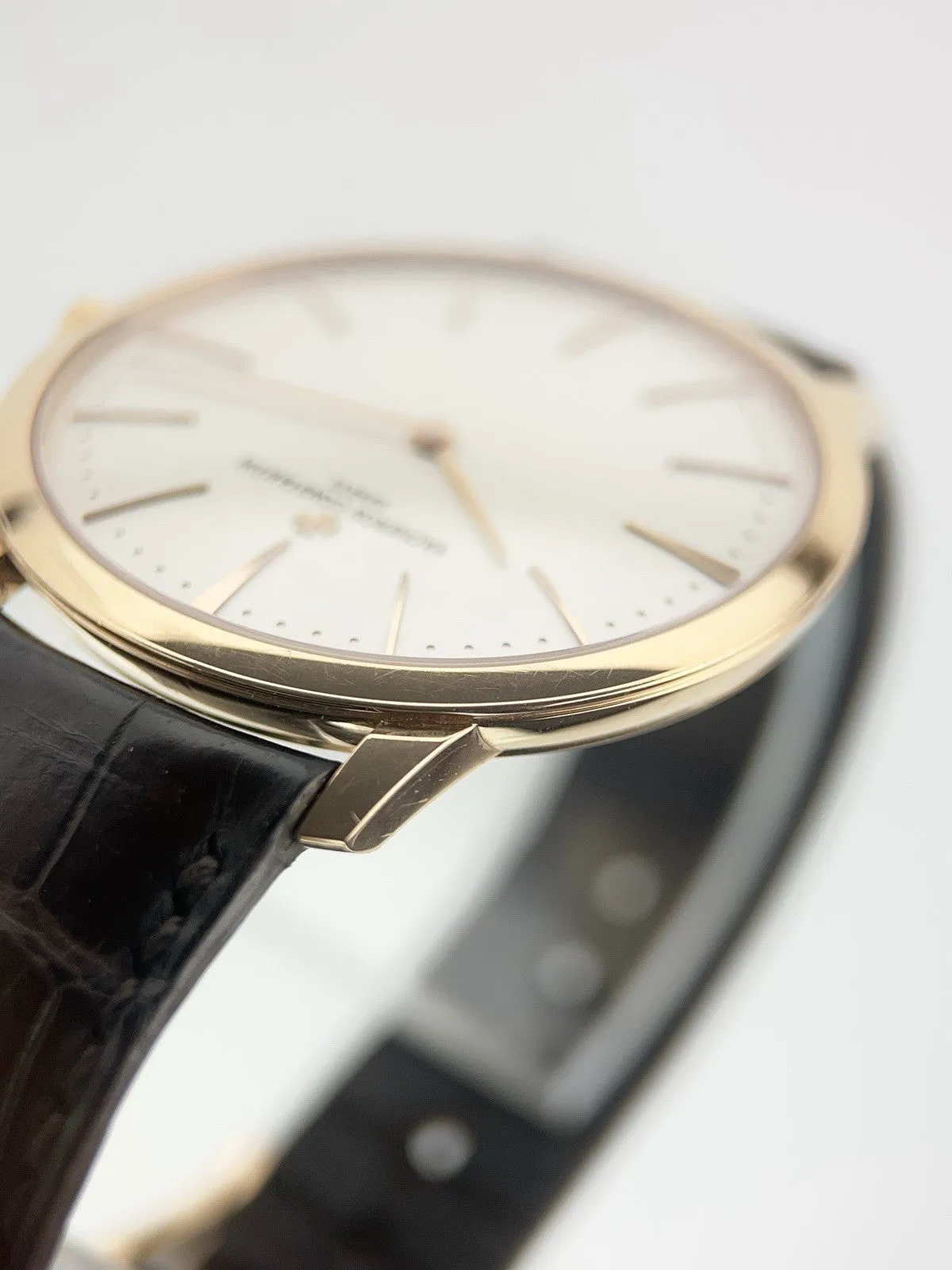 Vacheron Constantin 18k Rose Gold Silver Dial 40mm Manual Wind Men's Watch 81180