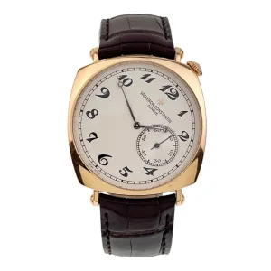 Vacheron Constantin Historiques 18k Rose Gold White Dial 40mm Manual Mens 82035