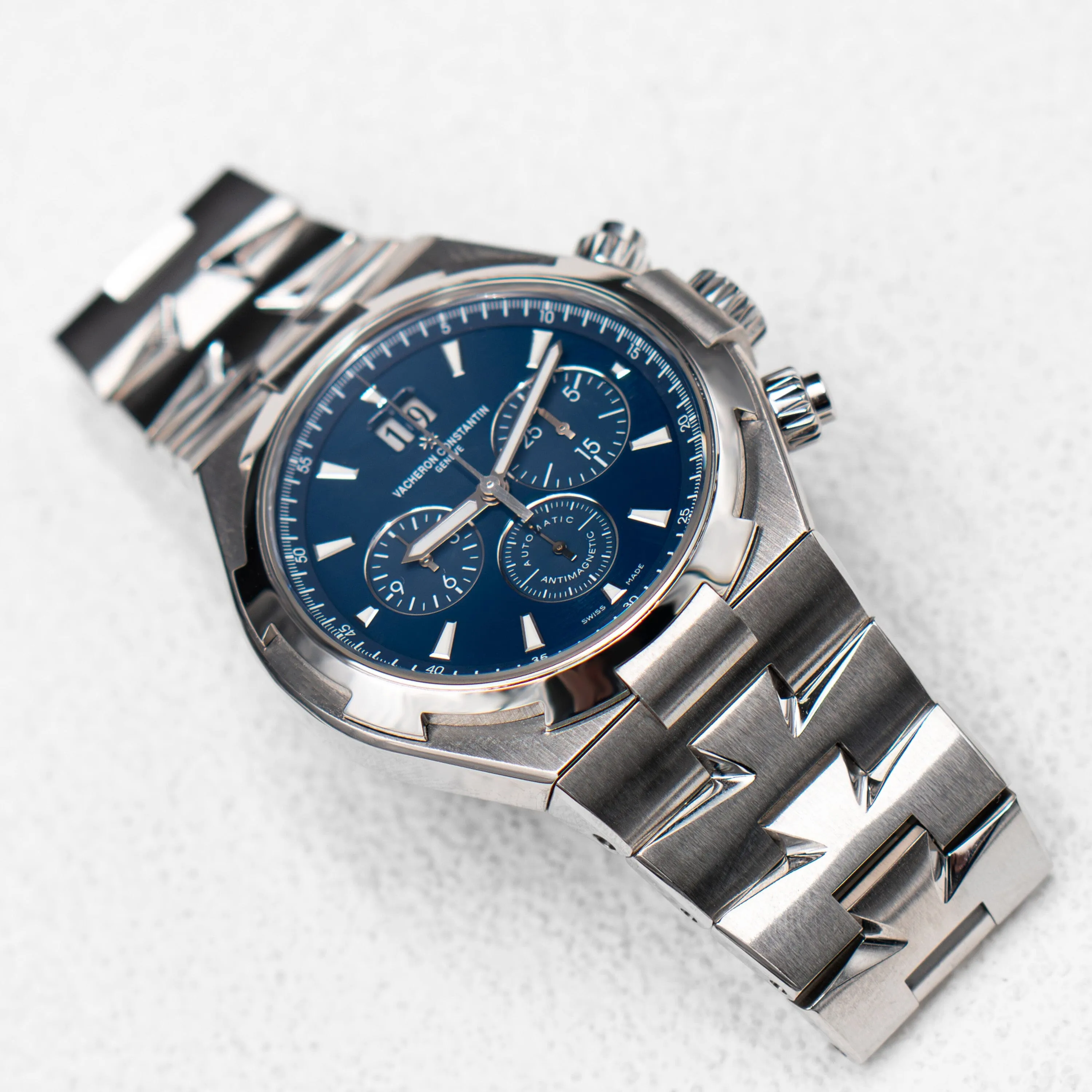 Vacheron Constantin Overseas 49150 Blue Dial Mens Watch