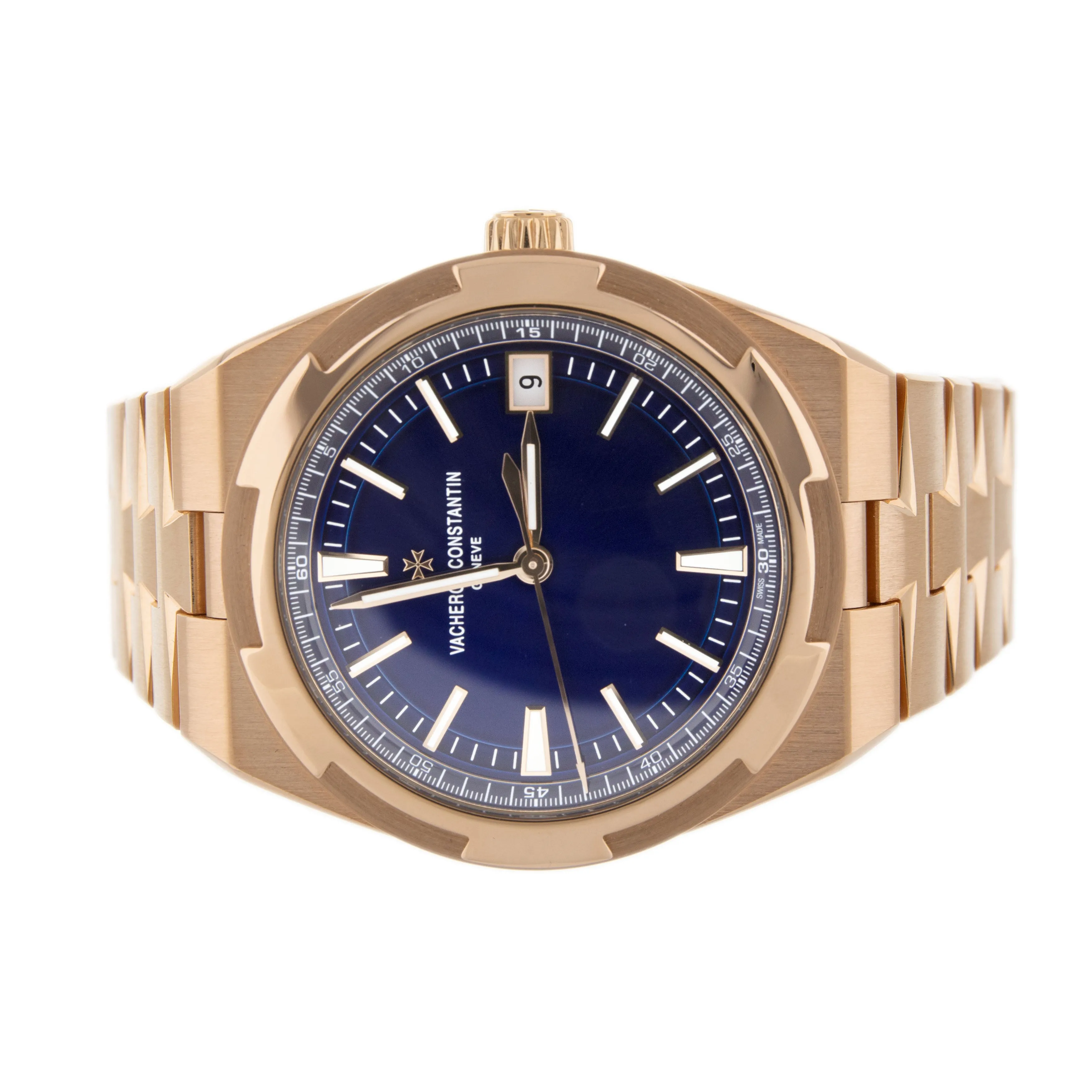 Vacheron Constantin Overseas Rose Gold Blue Dial 41mm 4500V/110R-B705 Full Set