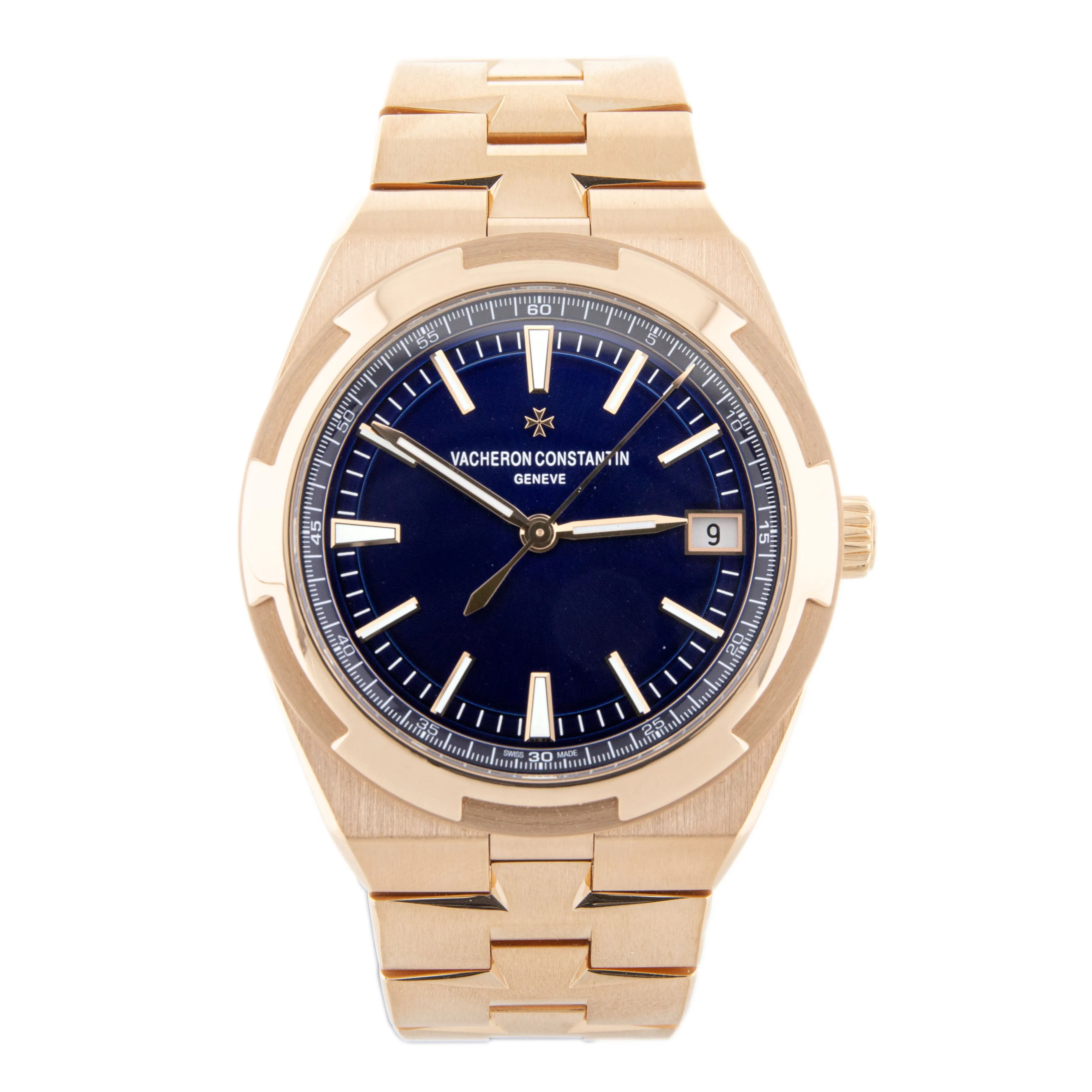 Vacheron Constantin Overseas Rose Gold Blue Dial 41mm 4500V/110R-B705 Full Set