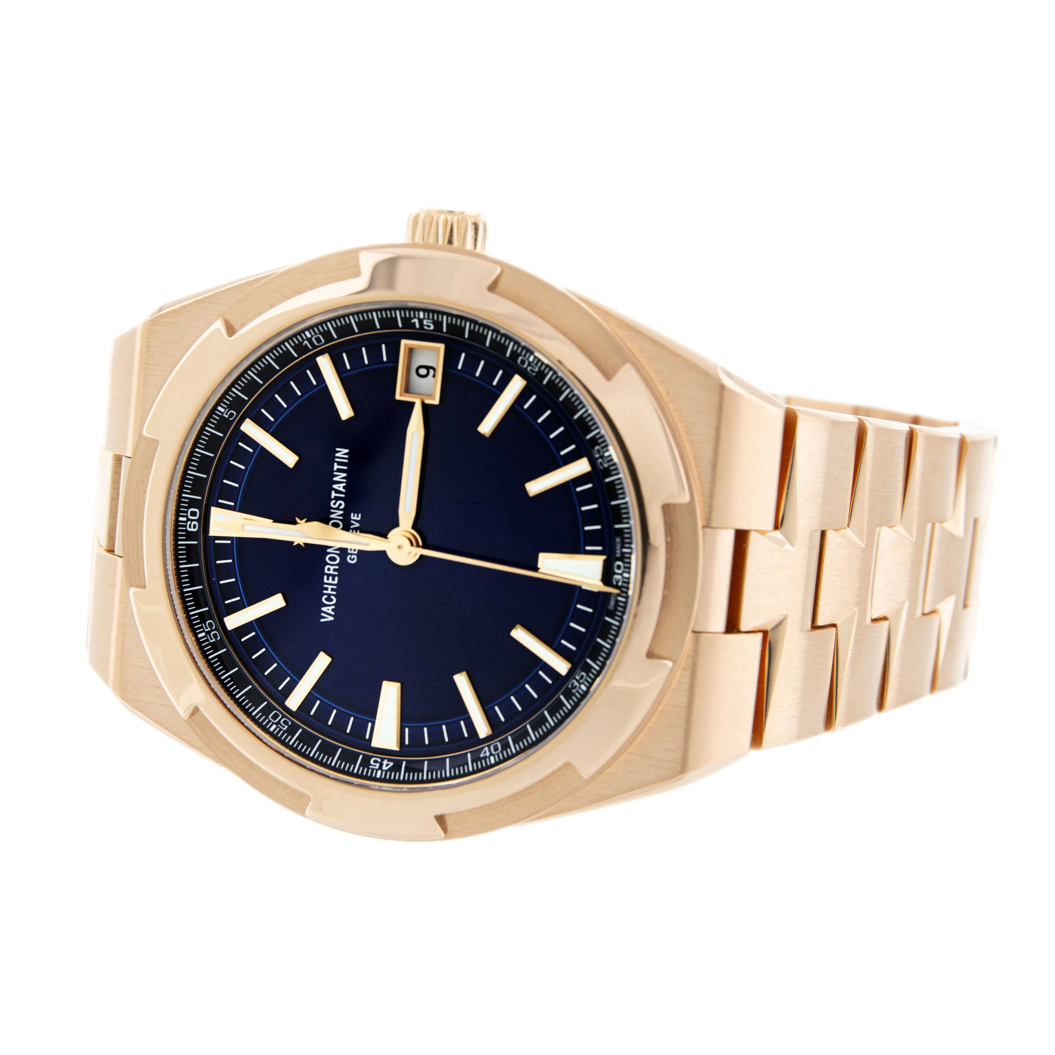 Vacheron Constantin Overseas Rose Gold Blue Dial 41mm 4500V/110R-B705 Full Set