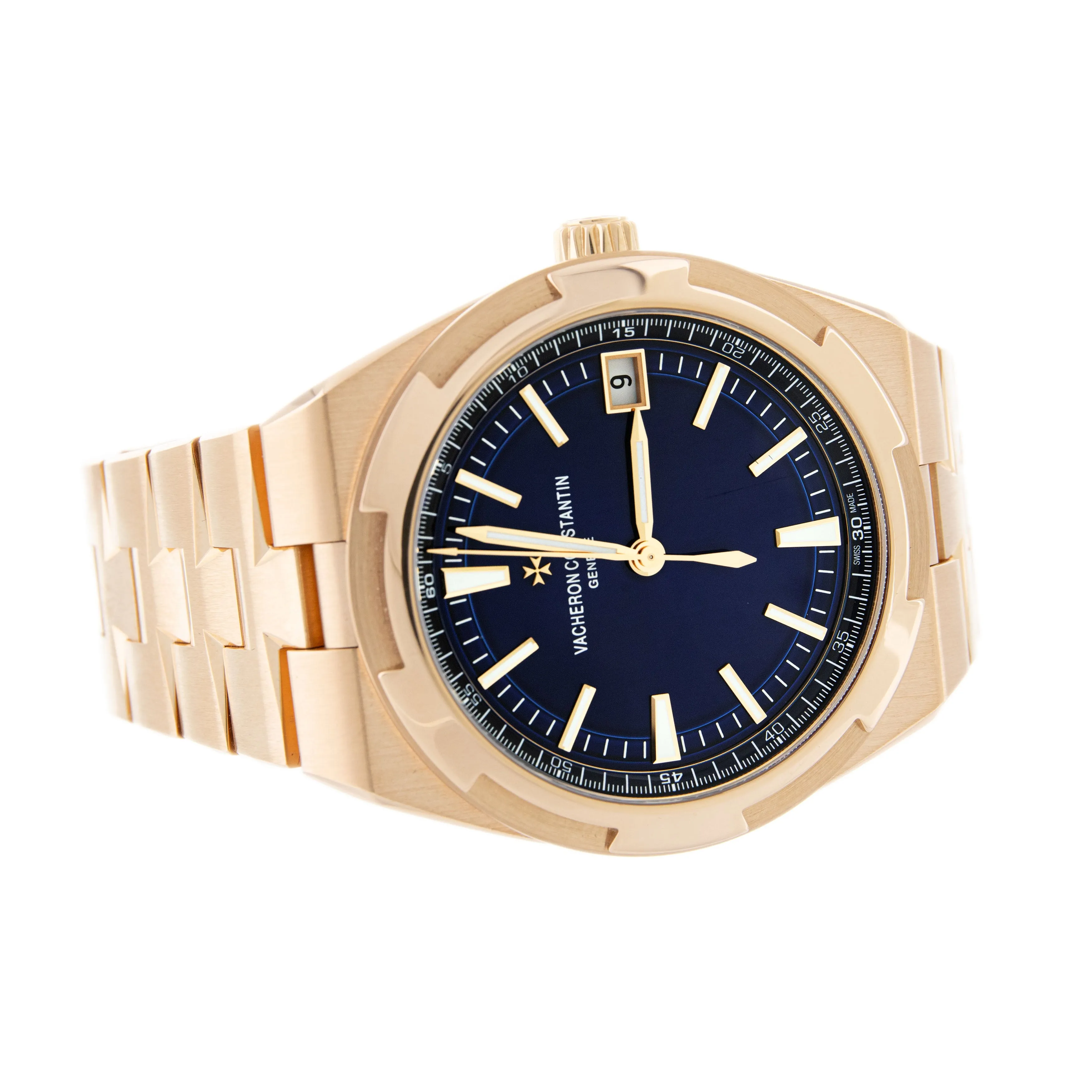 Vacheron Constantin Overseas Rose Gold Blue Dial 41mm 4500V/110R-B705 Full Set