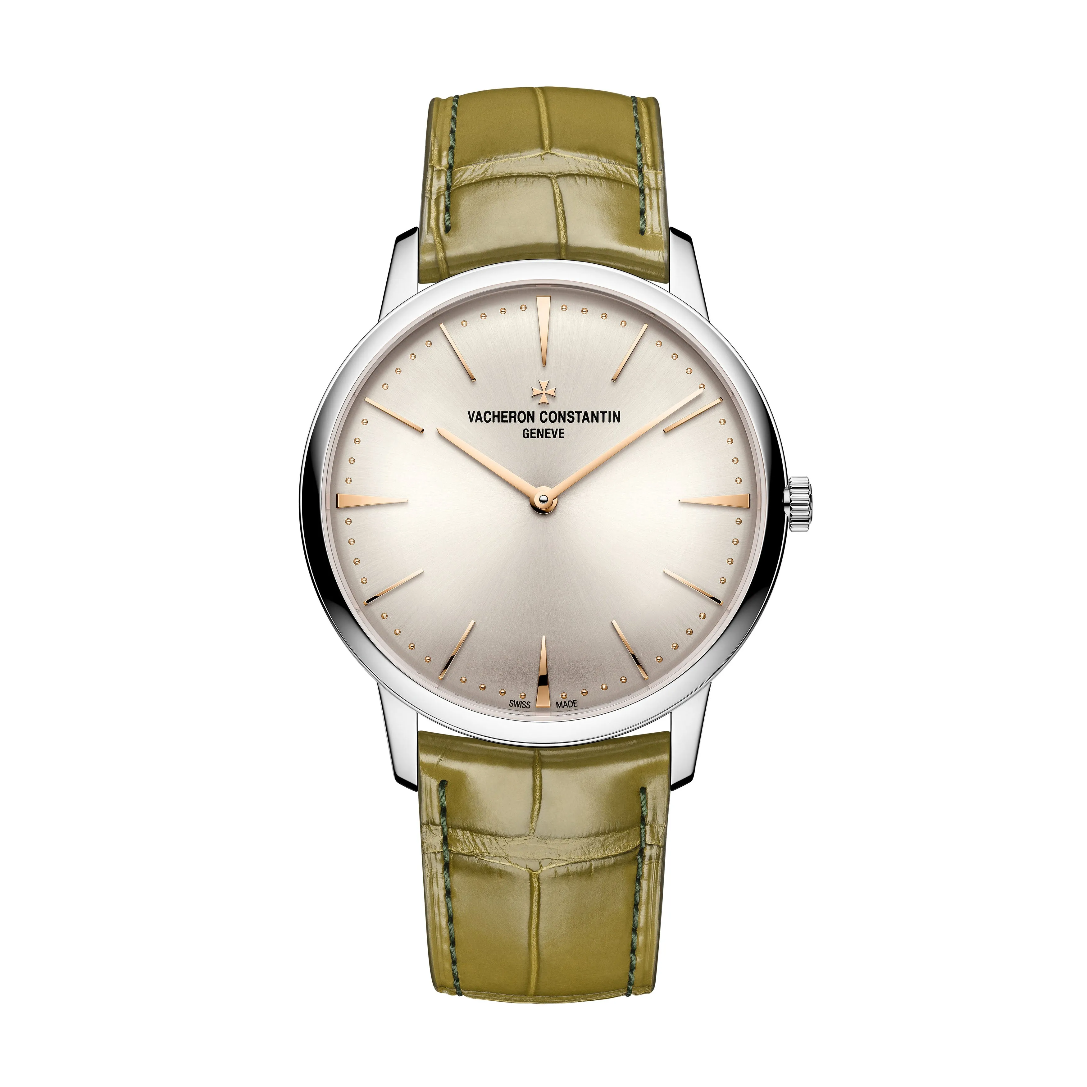 Vacheron Constantin Patrimony Manual-Winding Watch, 39mm Silver Dial, 1410U/000G-H017