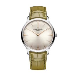 Vacheron Constantin Patrimony Manual-Winding Watch, 39mm Silver Dial, 1410U/000G-H017