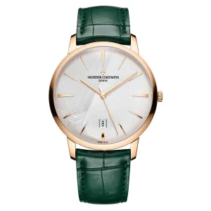 Vacheron Constantin Patrimony Self-Winding Watch, 40mm Silver Dial, 85180/000R-H116