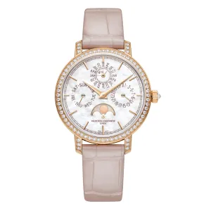 Vacheron Constantin Traditionnelle Perpetual Calendar Ultra-Thin Watch, 36.5mm Mother of Pearl Dial, 4305T/000R-B947