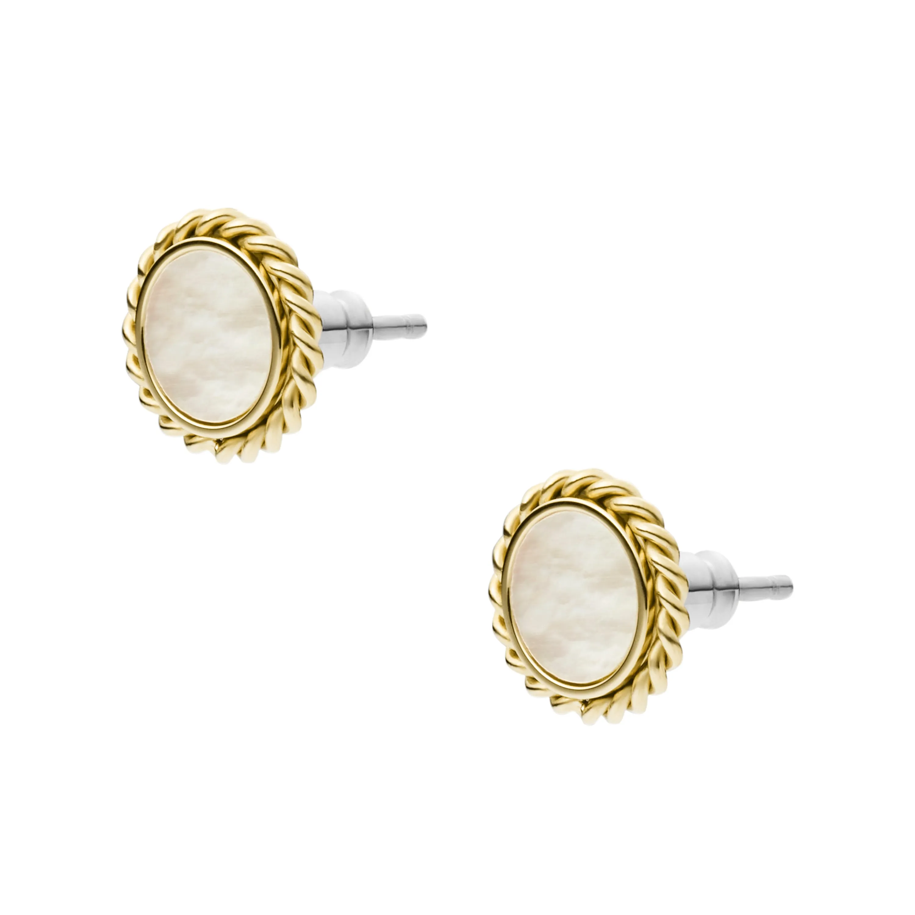 Val Vintage Heritage Mother-of-Pearl Stud Earrings