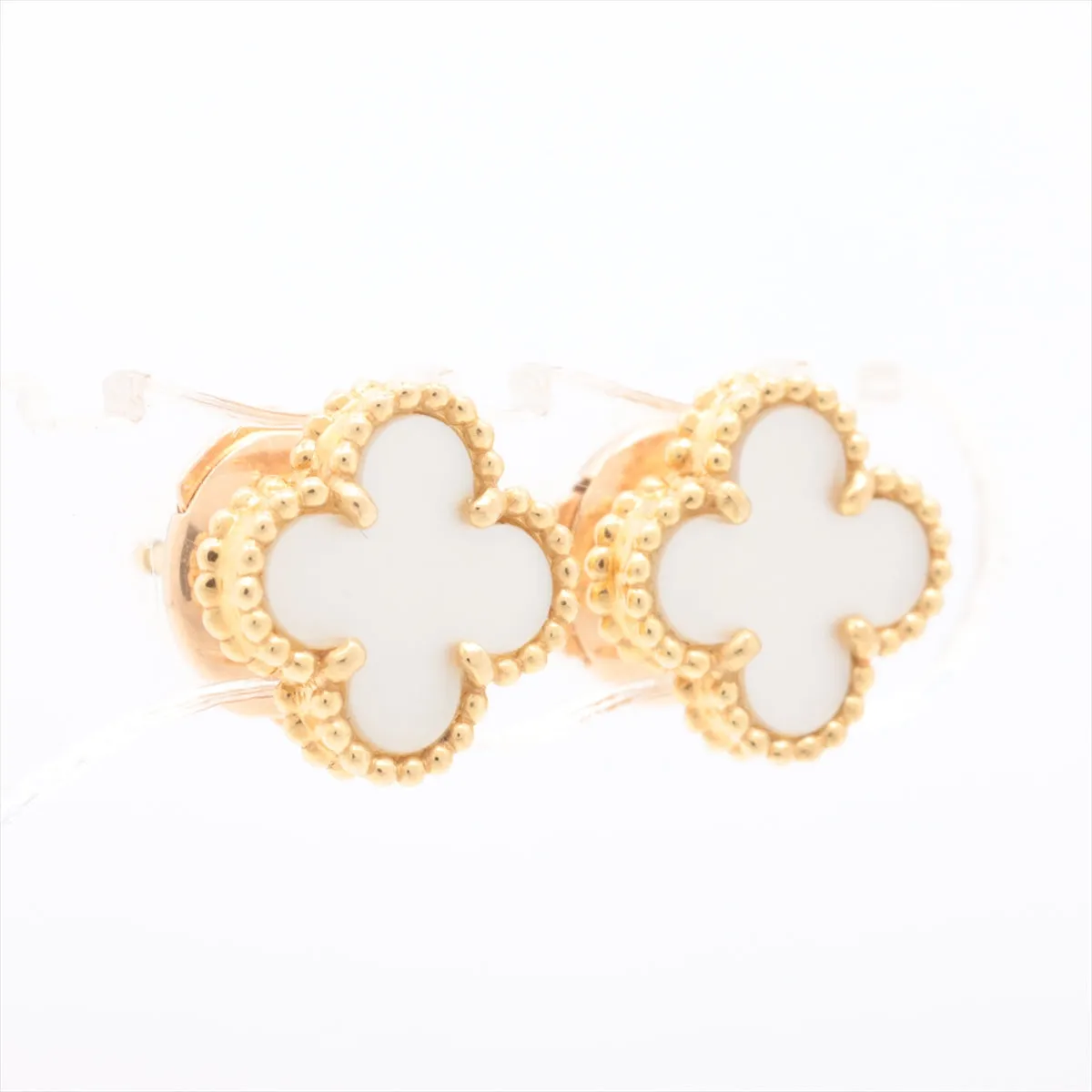 Van Cleef & Arpels Sweet Alhambra Mother of Pearl MOP Earrings