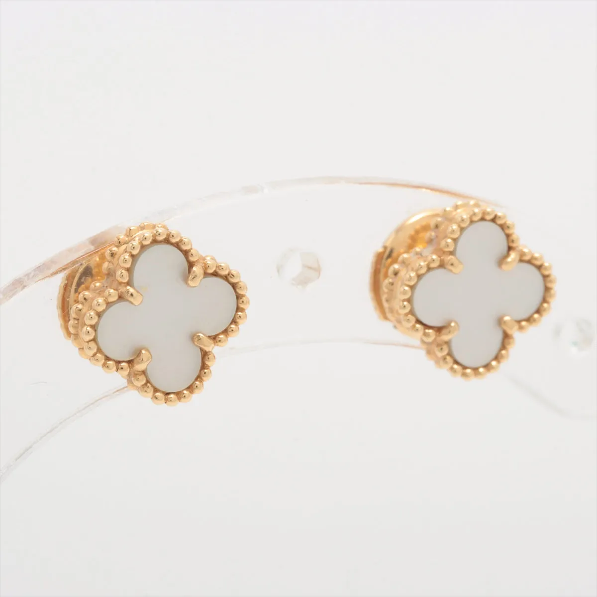 Van Cleef & Arpels Sweet Alhambra Mother of Pearl MOP Earrings