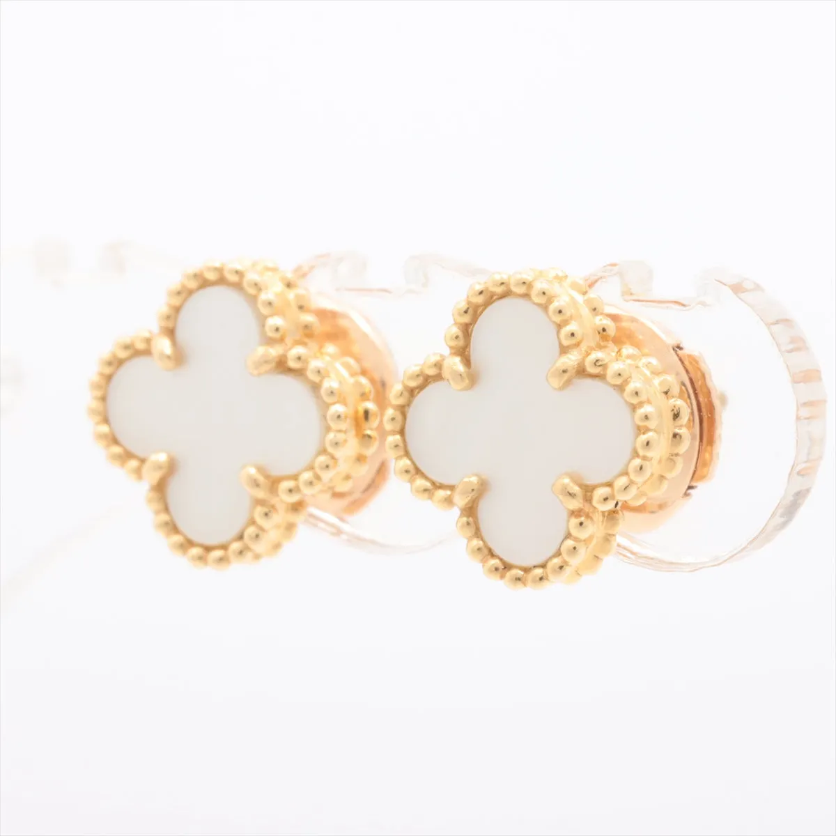 Van Cleef & Arpels Sweet Alhambra Mother of Pearl MOP Earrings