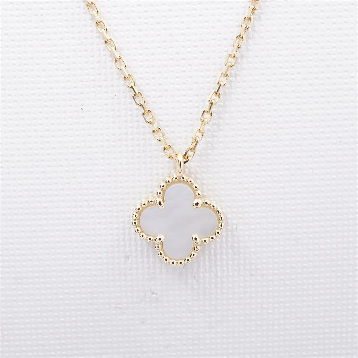 Van Cleef & Arpels Sweet Alhambra Mother Of Pearl MOP Necklace 2021