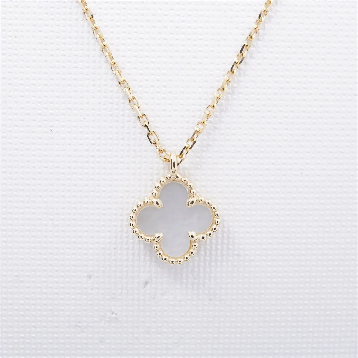 Van Cleef & Arpels Sweet Alhambra Mother Of Pearl MOP Necklace 2021