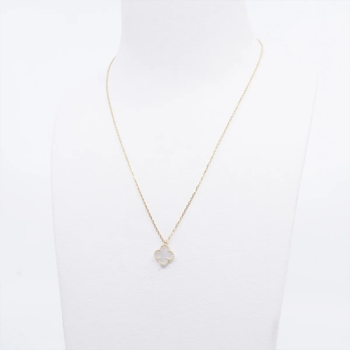 Van Cleef & Arpels Sweet Alhambra Mother Of Pearl MOP Necklace 2021