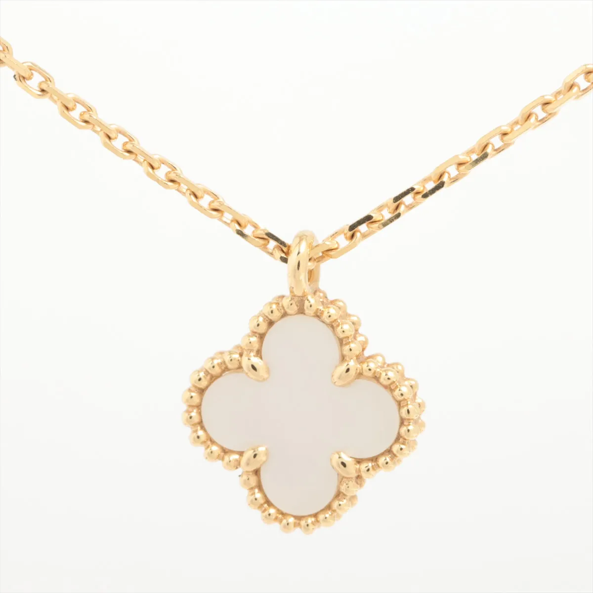 Van Cleef & Arpels Sweet Alhambra Mother of Pearl MOP Necklace 2022