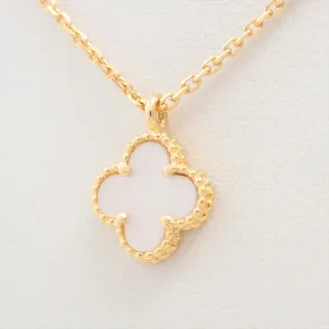 Van Cleef & Arpels Sweet Alhambra Mother of Pearl MOP Necklace