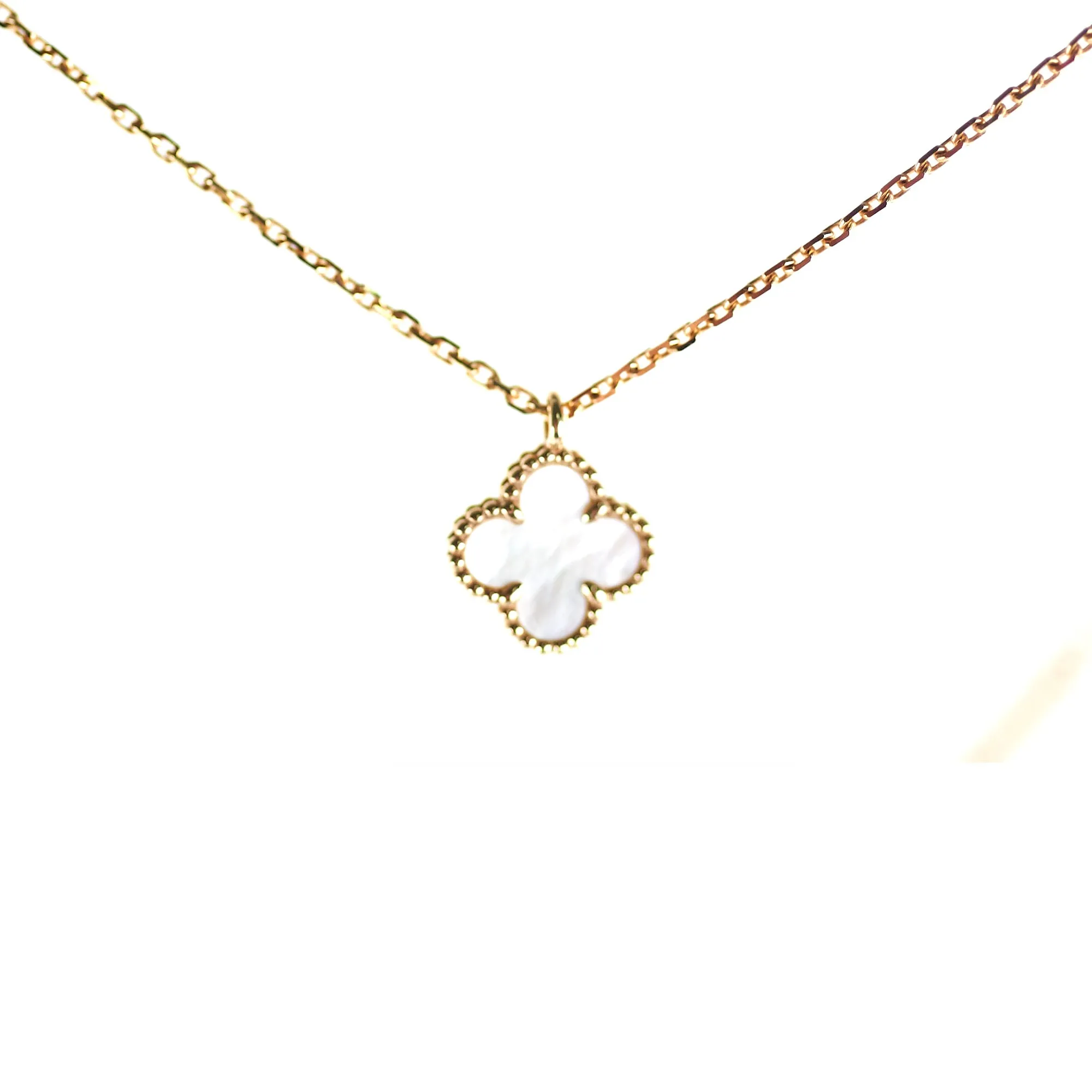Van Cleef & Arpels Sweet Alhambra Mother Of Pearl Necklace