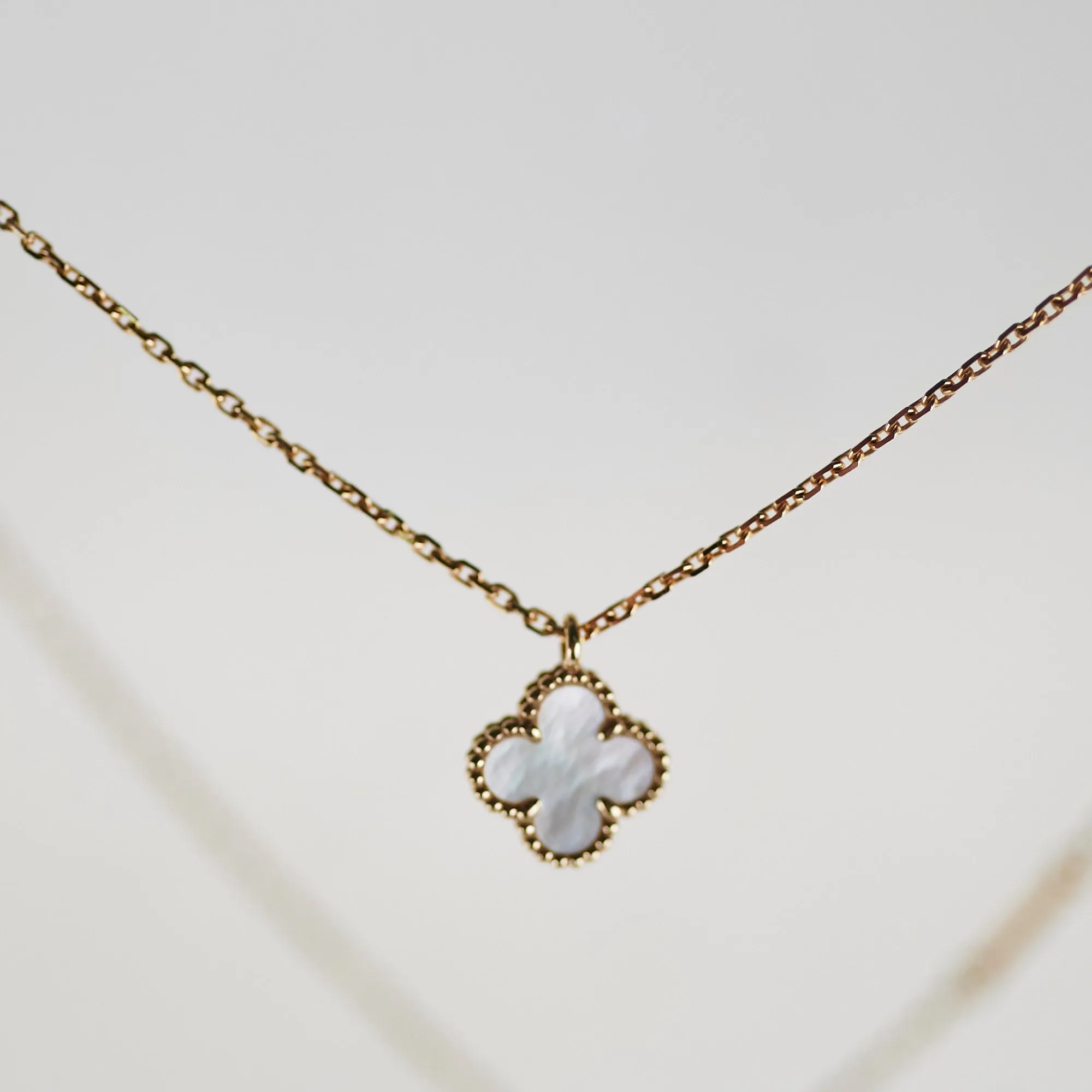 Van Cleef & Arpels Sweet Alhambra Mother Of Pearl Necklace