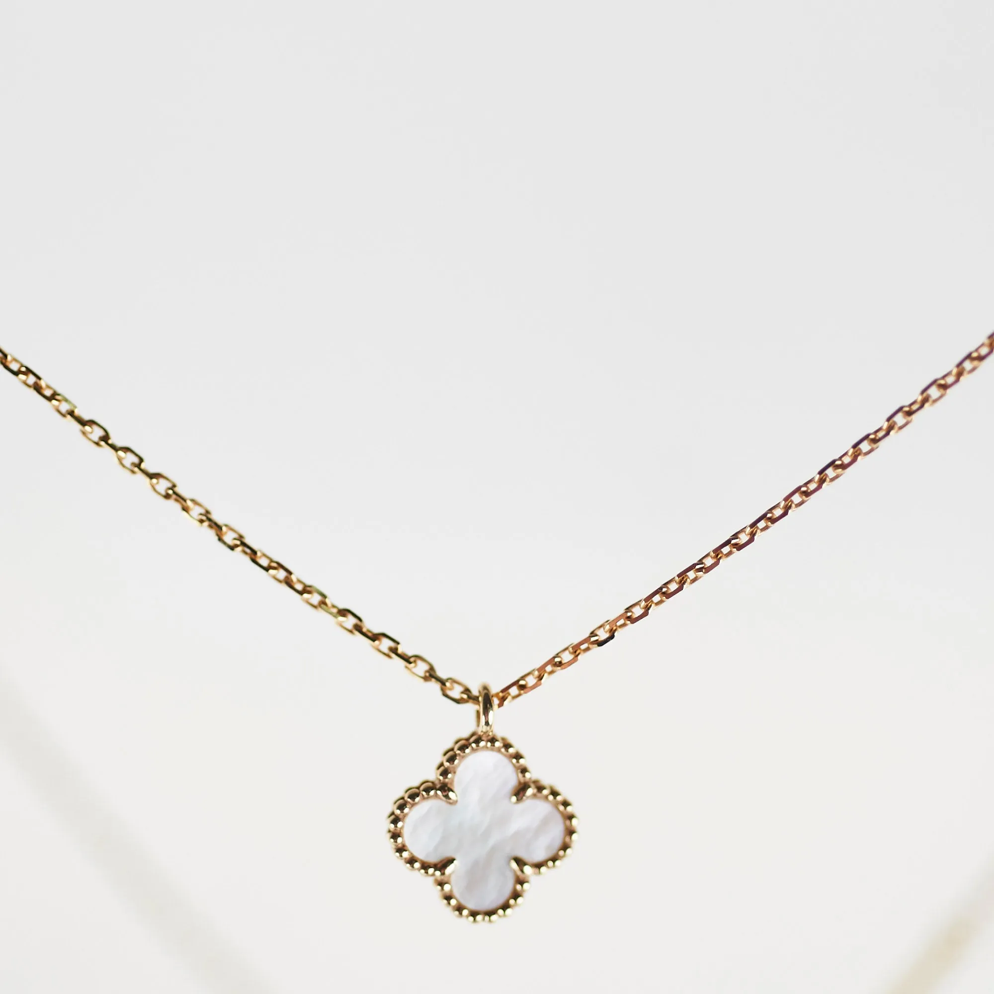 Van Cleef & Arpels Sweet Alhambra Mother Of Pearl Necklace