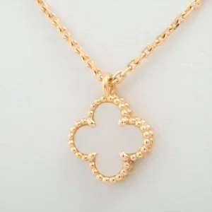 Van Cleef & Arpels Sweet Alhambra Mother of Pearl Necklace