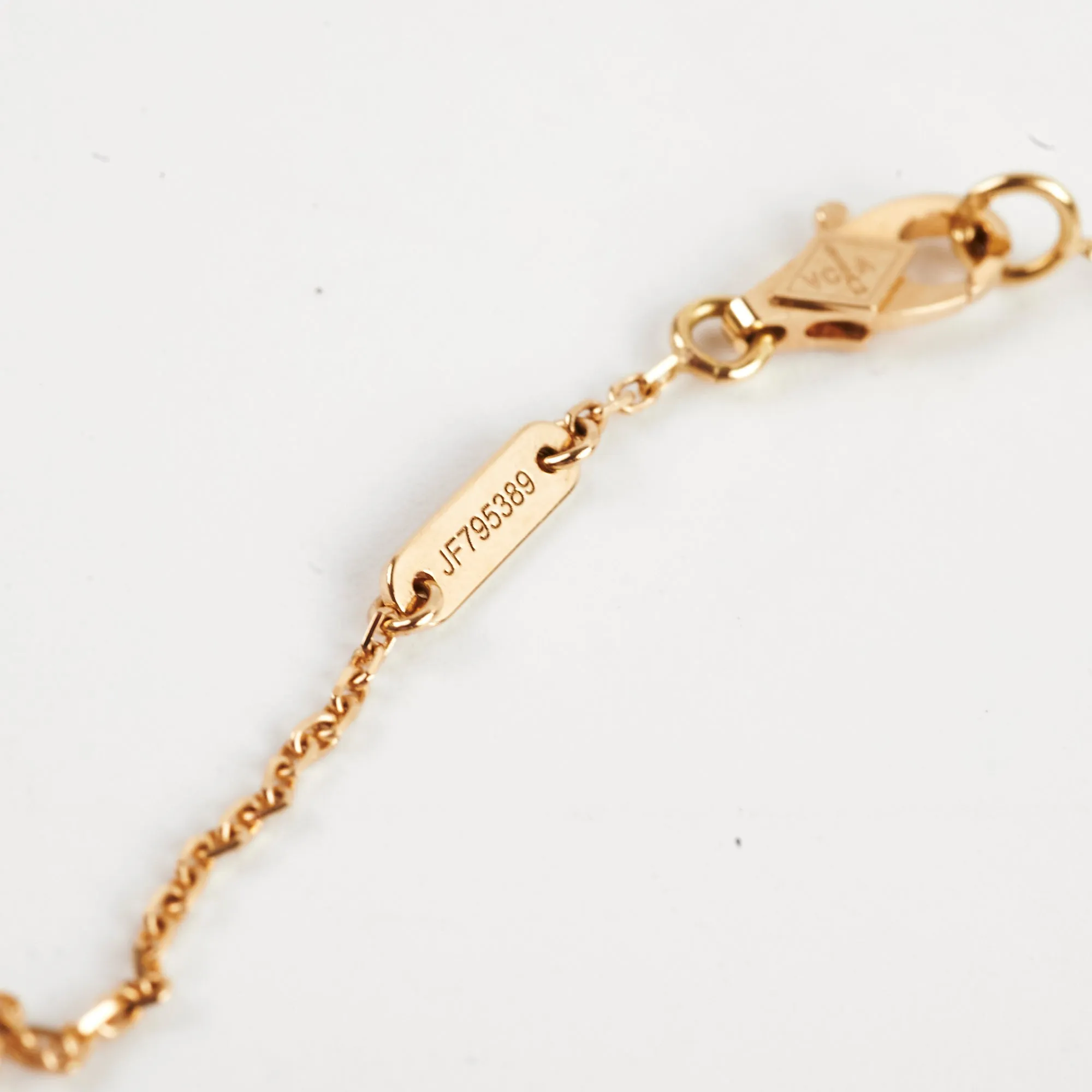 Van Cleef & Arpels Sweet Alhambra White Mother Of Pearl Bracelet