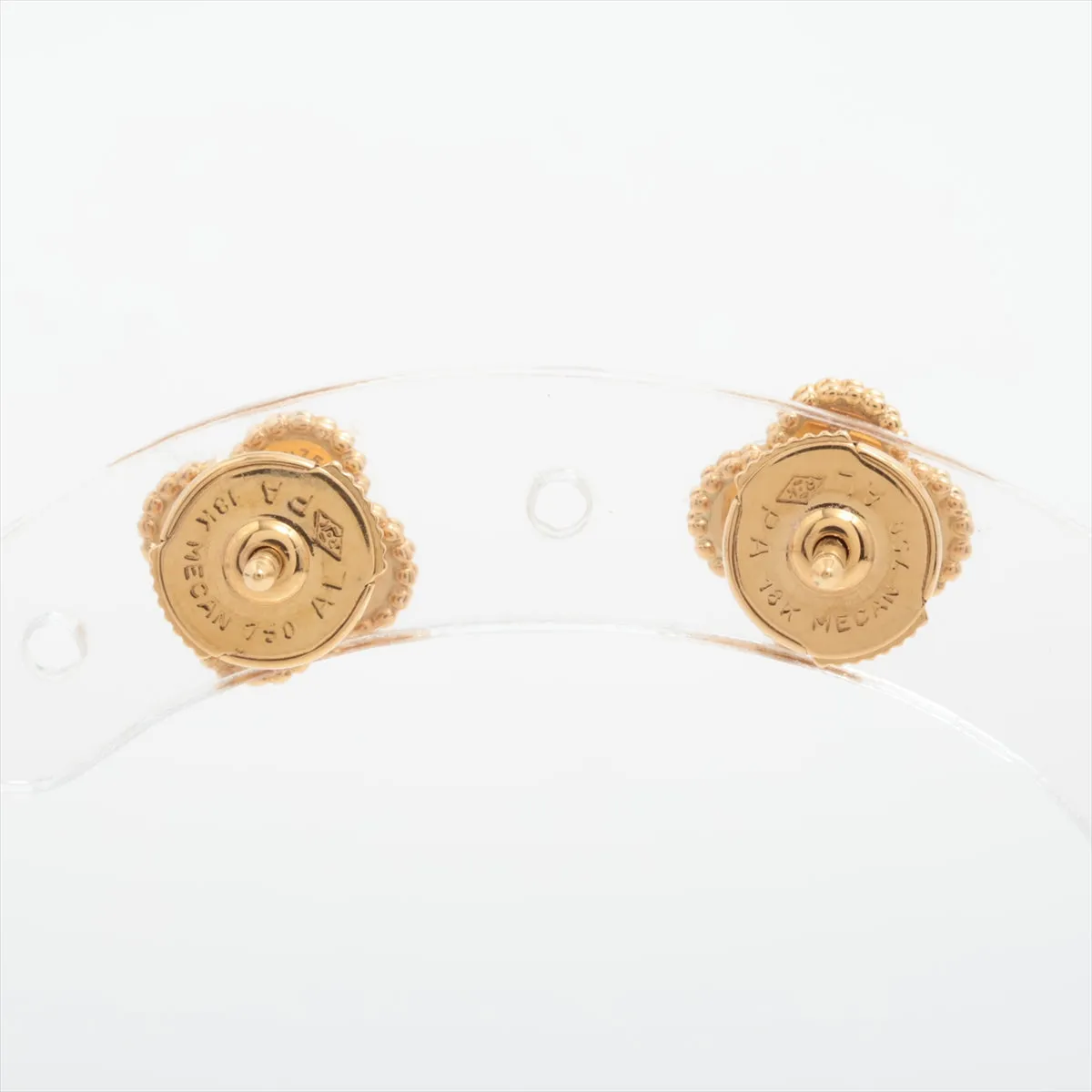 Van Cleef & Arpels Sweet Alhambra White Mother of Pearl MOP Earrings