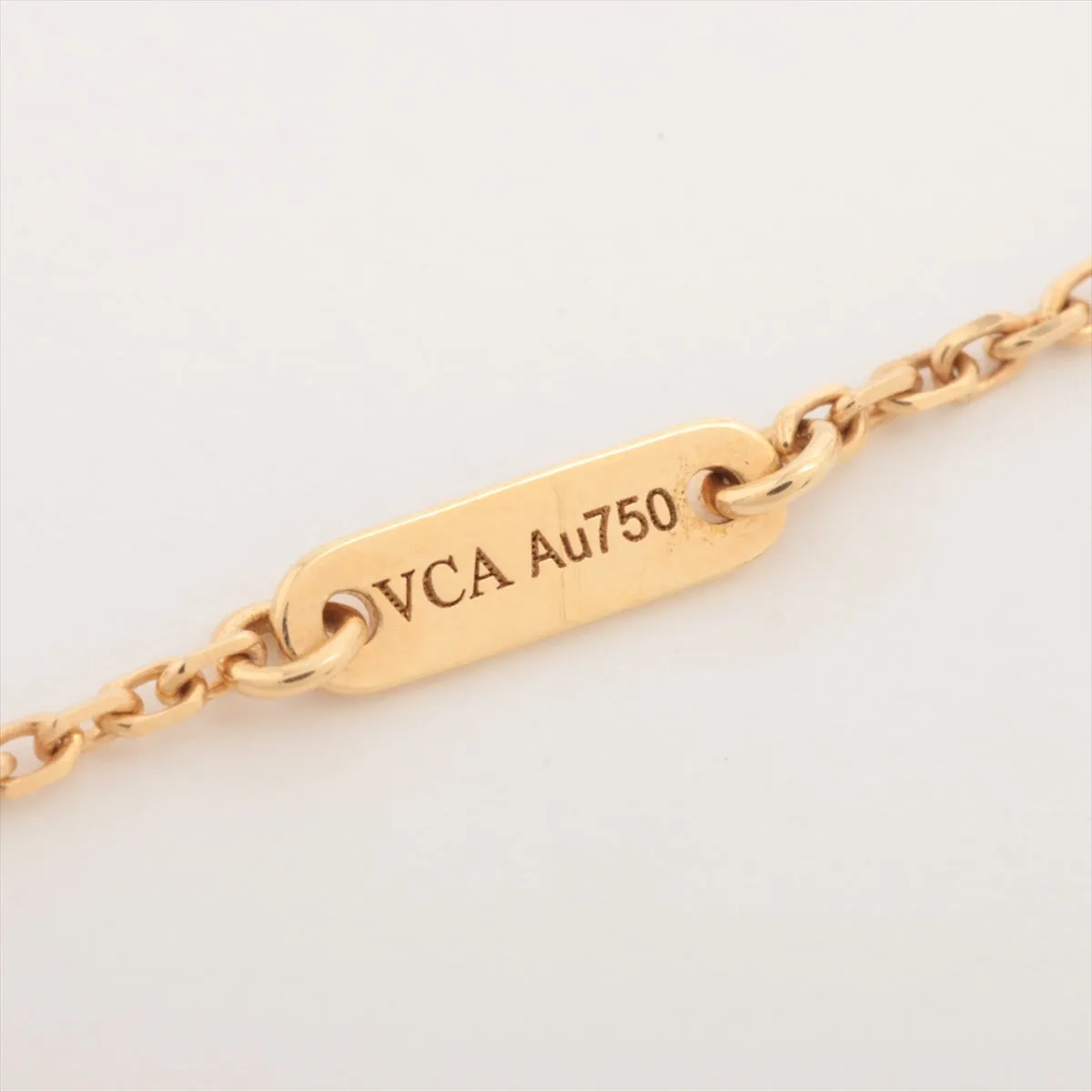Van Cleef & Arpels Sweet Alhambra White Mother of Pearl MOP Necklace