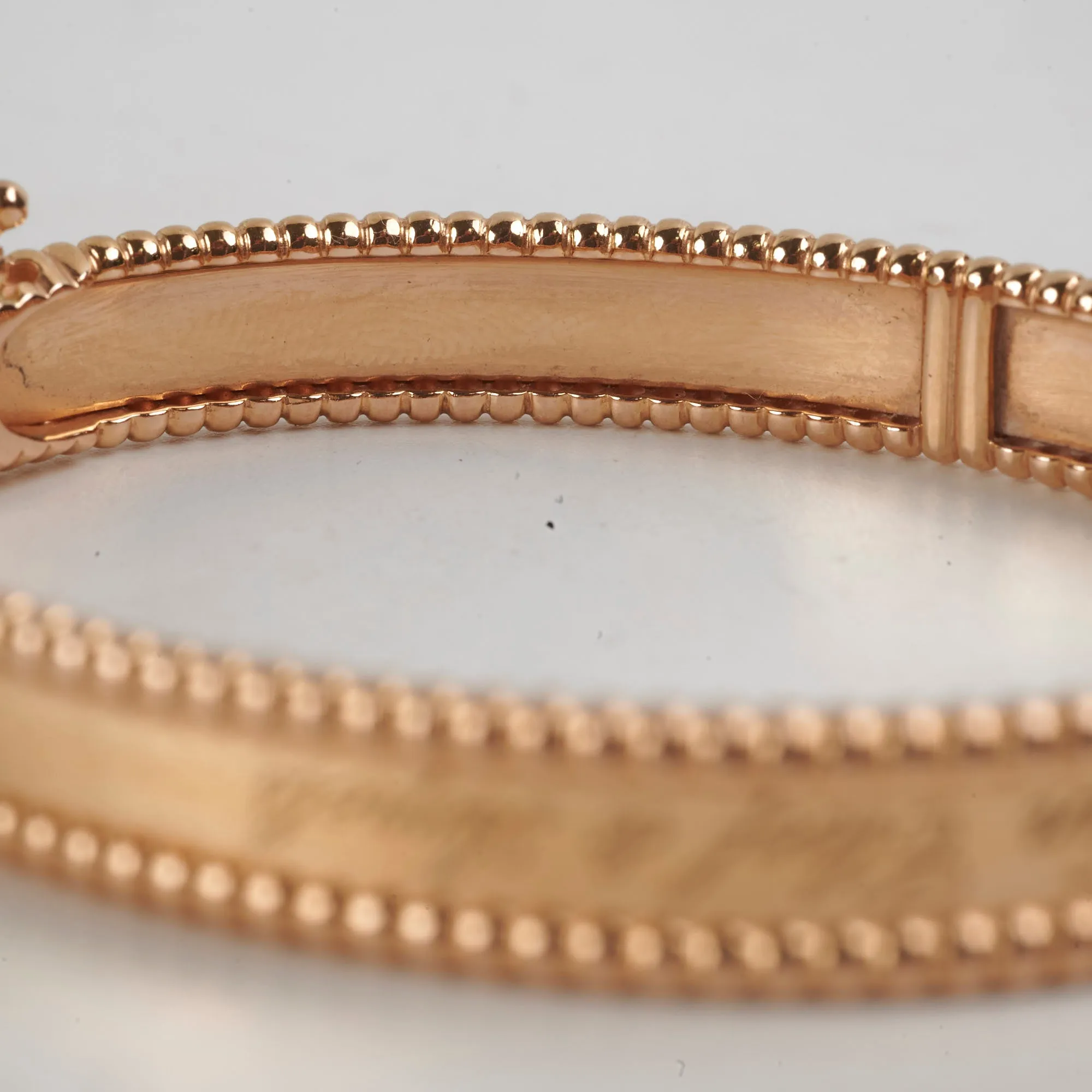 Van Cleef & Arpels VCA Perless Signature Bracelet Small Model Pink Gold 2020
