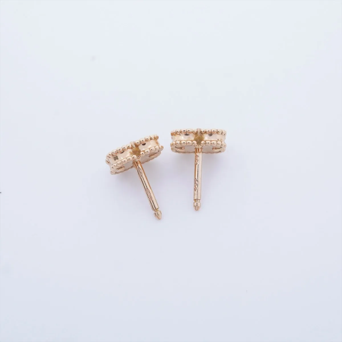 Van Cleef & Arpels VCA Sweet Alhambra Carnelian Earrings 2019