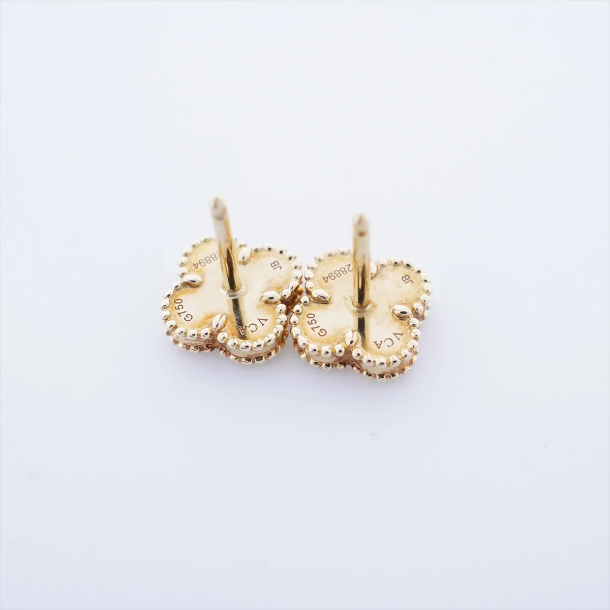 Van Cleef & Arpels VCA Sweet Alhambra Mother of pearl MOP Earrings