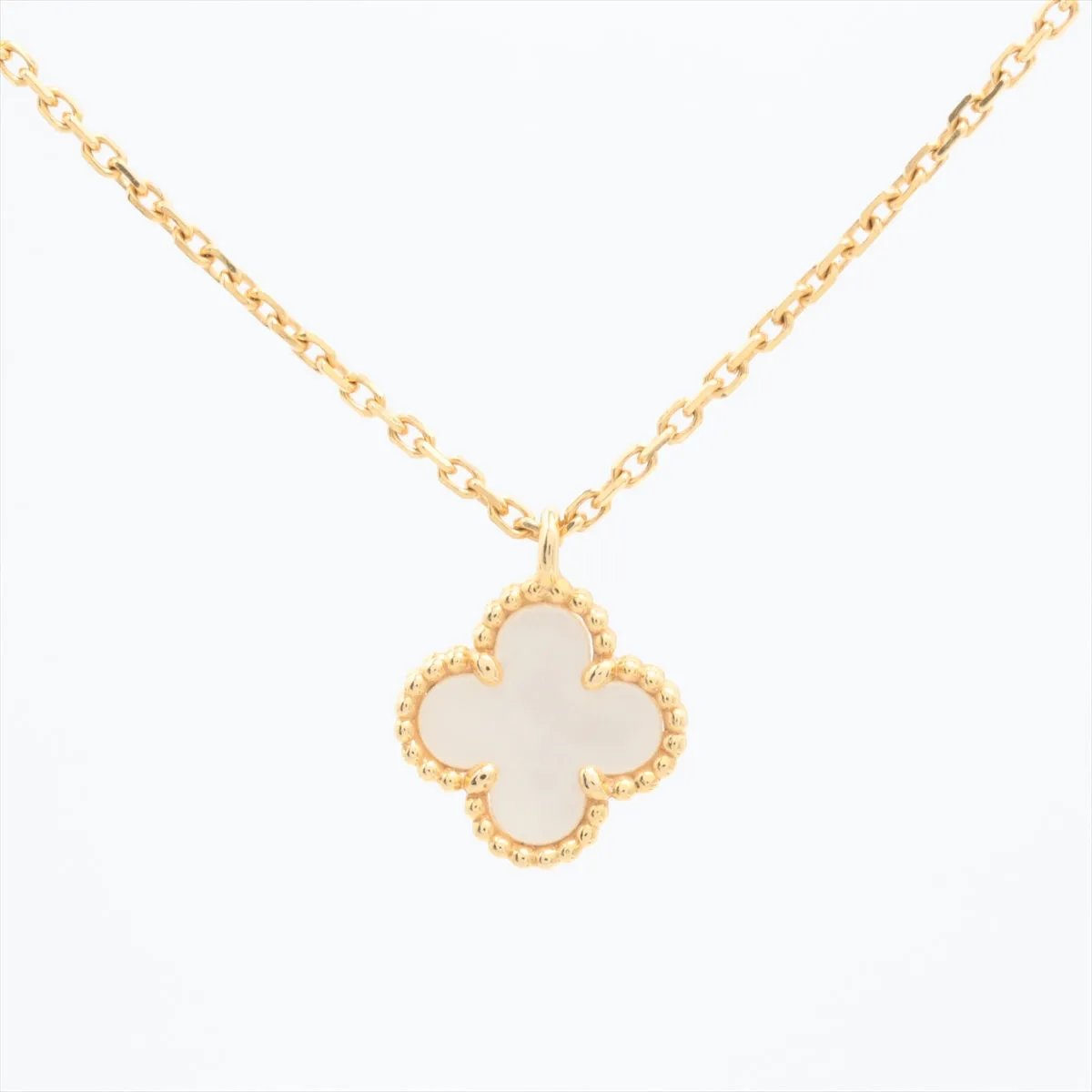 Van Cleef & Arpels VCA Sweet Alhambra Mother of Pearl MOP Necklace 2023