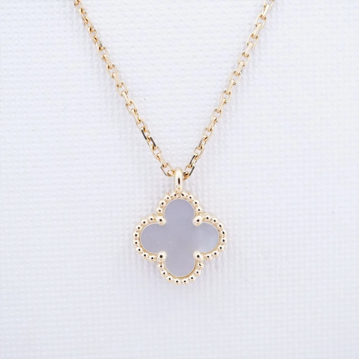 Van Cleef & Arpels VCA Sweet Alhambra Mother of pearl MOP Necklace