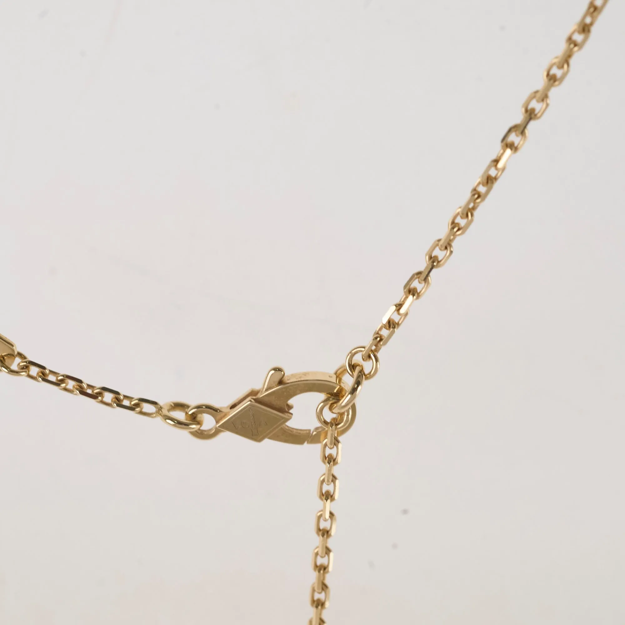 Van Cleef & Arpels VCA Vintage Alhambra Mother of Pearl MOP Necklace