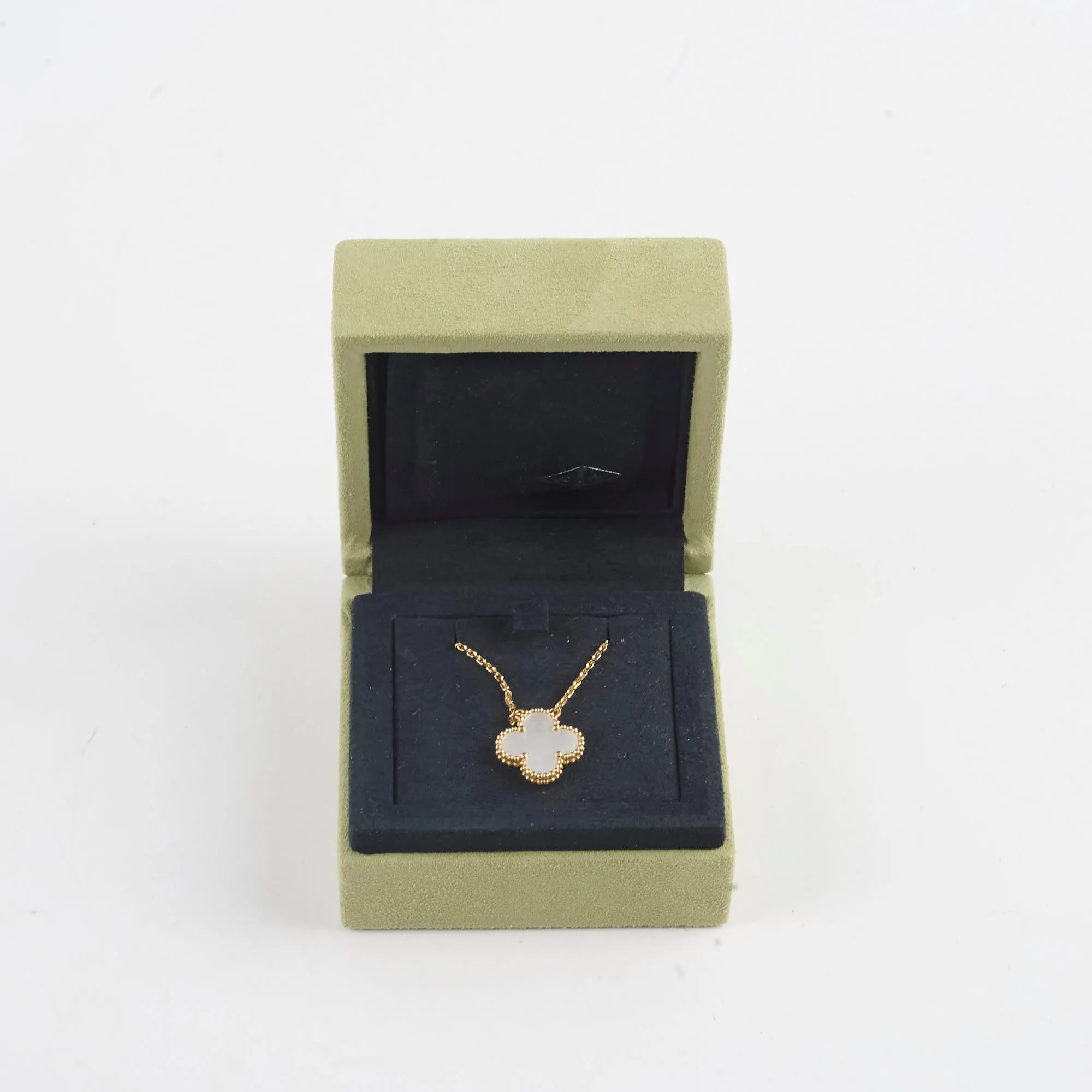 Van Cleef & Arpels VCA Vintage Alhambra Mother of Pearl MOP Necklace