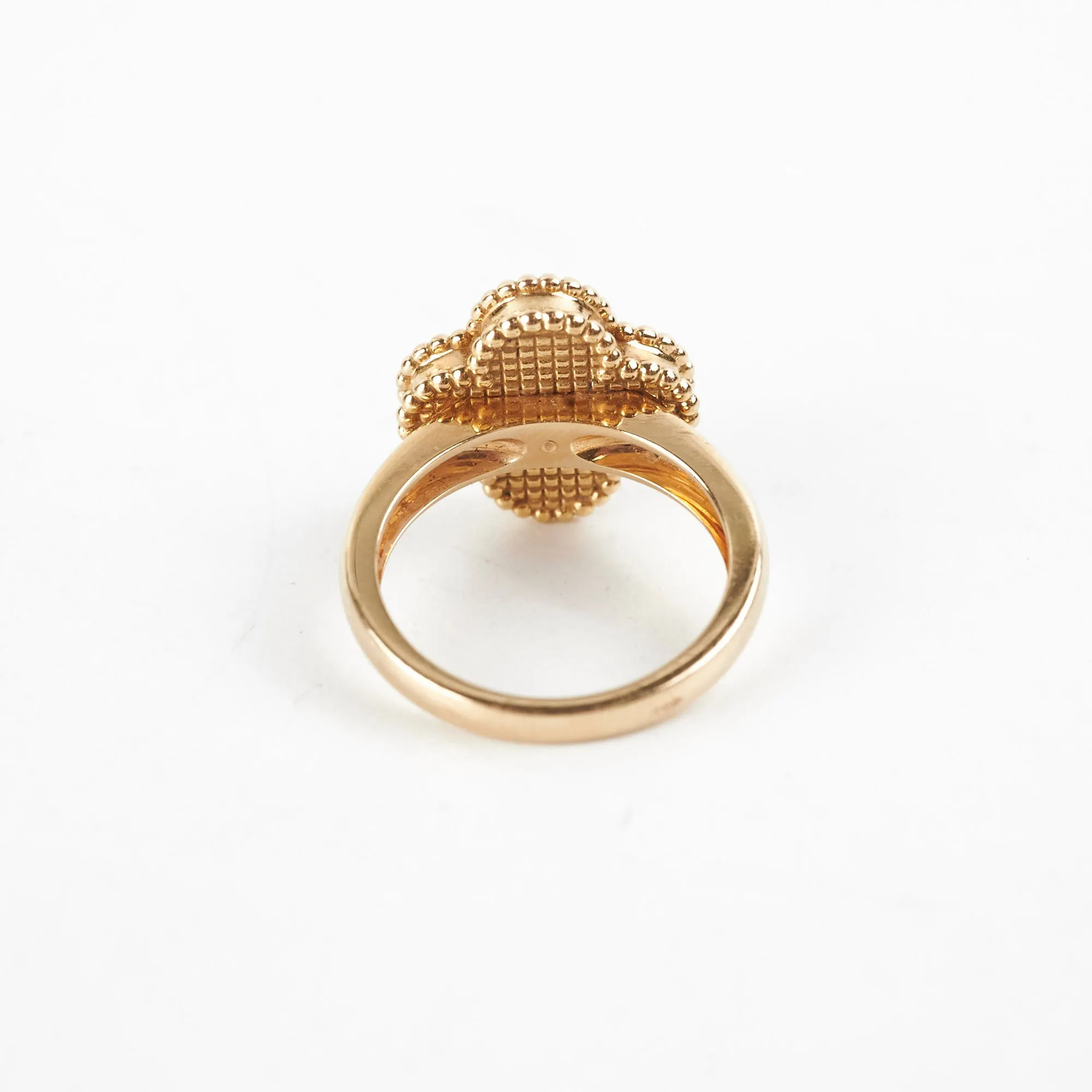 Van Cleef & Arpels VCA Vintage Alhambra Ring Size 52