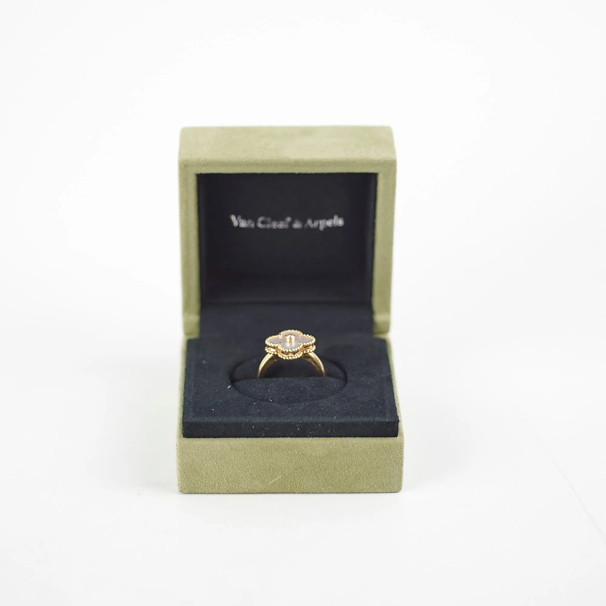 Van Cleef & Arpels VCA Vintage Alhambra Ring Size 52