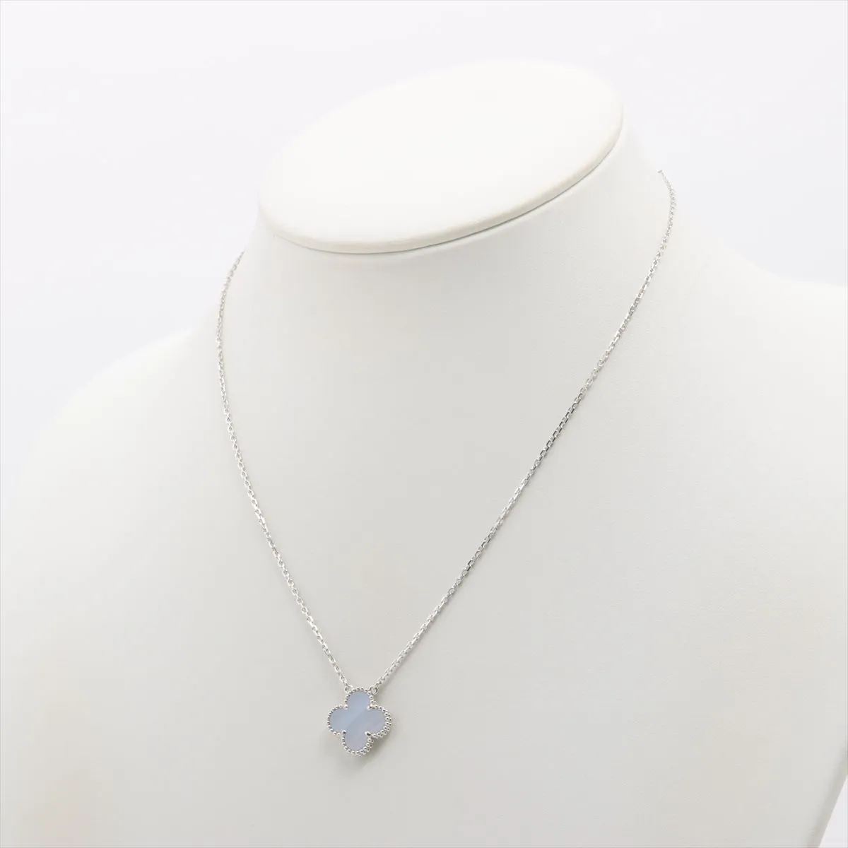 Van Cleef & Arpels Vintage Alhambra Chalcedony Necklace - March 2024